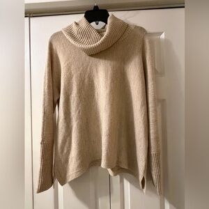 Eileen Fisher Wool/Yak/Alpaca Blend Cowl Neck Sweater Size M